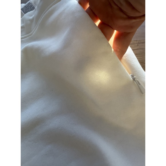 BANANA REPUBLIC Women's White Scuba Joggers Zip Pockets Running Sweat Pants XSP - Picture 12 of 16